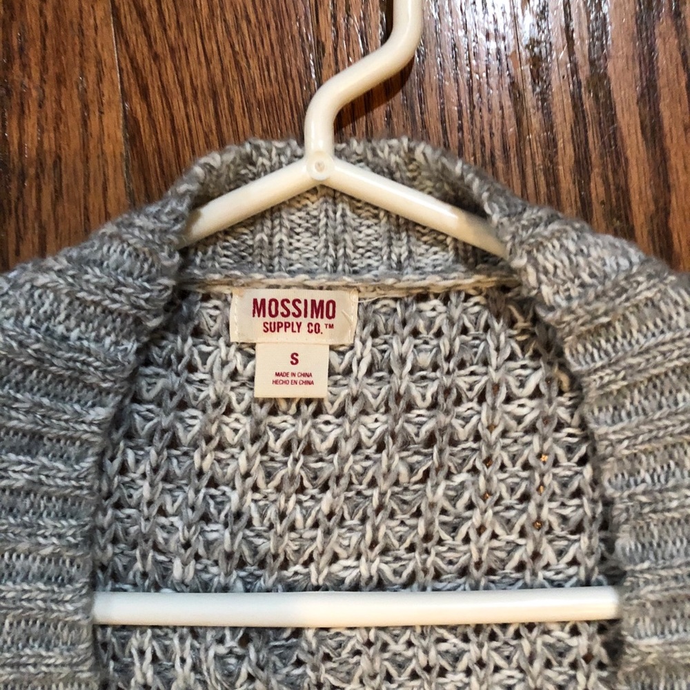Grey Long Cardigan